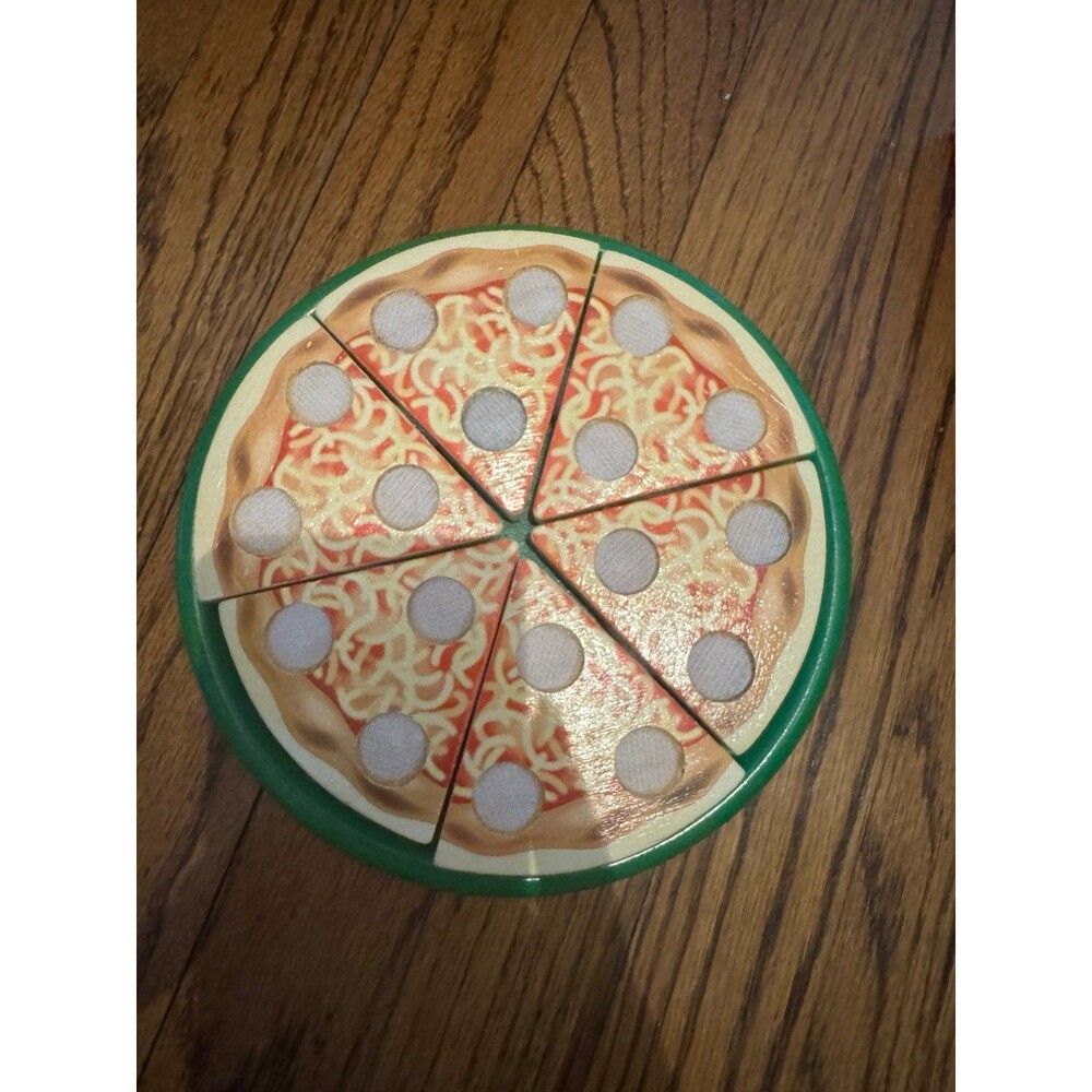 Melissa & Doug wooden pizza party play set